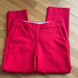 LOFT Bright Red Women's Trousers